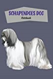 Schapendoes Dog Notebook: Notebook|Journal| Diary/ Lined - Size 6x9 Inches 100 Pages