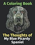 The Thoughts of My Blue Picardy Spaniel: A Coloring Book