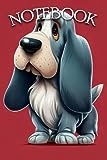 Basset Bleu De Gascogne Notebook: Cute Aesthetic Lined Journal for Basset Bleu De Gascogne Dog Lovers