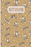 Funny Yoga Australian Shepherd Dog Pattern: Lined Journal Notebook Australian Shepherd Gifts for Australian Shepherd lovers | 6" X 9" | 110 Blank Lined