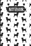 Funny Affenpinscher Dog Pattern: Lined Journal Notebook Affenpinscher Gifts for Affenpinscher lovers | 6" X 9" | 110 Blank Lined