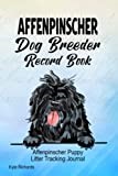 Affenpinscher Dog Breeder Record Book: Affenpinscher Puppy Litter Tracking Journal