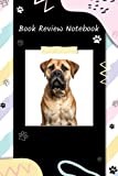 Bullmastiff Book Review Notebook with Index: Book Review Jounal
