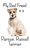 My best Friend is a Parson Russell Terrier: 8” x 5” Blank lined Journal Notebook 120 College Ruled Pages (Best Friends)