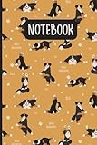 Funny Bernese Mountain Dog Notebook: Lined Journal for Bernese Mountain Dog Lovers: 6x9, 110 Blank Pages