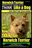 Norwich Terrier,Norwich Terrier Training AAA AKC | Think Like a Dog ~ But Don't Eat Your Poop!: Here's How To Train Your Norwich Terrier: 1
