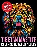 Tibetan Mastiff Coloring Book for adults