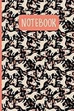Cute Bull Terrier Dog Pattern: Lined Journal Notebook Bull Terrier Gifts for English Bull Terrier lovers | 6" X 9" | 110 Blank Lined