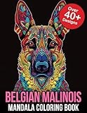 Belgian Malinois Mandala Coloring Book