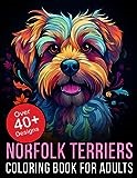 Norfolk Terrier Coloring Book For Adults