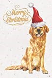 Christmas Notebook for Dog Lover (Golden Retriever) v2: Christmas Greeting Card Alternative, Cute Christmas Notebook, Christmas Journal, Christmas ... for Dog Lover, Christmas notebook for kids