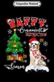 Composition Notebook: Australian Shepherd Dog Happy Ornament Destruction Season Journal/Notebook Blank Lined Ruled 6x9 100 Pages