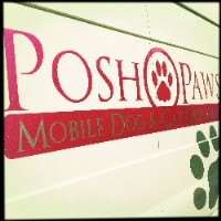 Posh Paws Mobile Dog Grooming Camborne Cornwall Logo 
