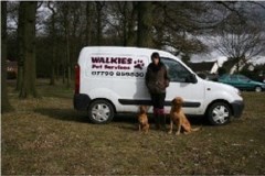 Walkies Pet Services Wingerworth, Chesterfield Derbyshire Logo 