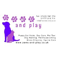 Paws and Play Dog Walking and Pet Sitting Doncaster Nottinghamshire Logo 