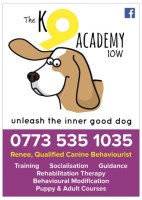 The K9 Academy IOW East Cowes Isle Of Wight Logo 