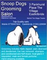 Snoopdogs Grooming Salon Eastkilbride, Glasgow Lanarkshire Logo 