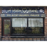 A Million Hairz Dog and Cat Grooming Parlour Rotherham South Yorkshire Logo 