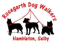 Rosegarth Dog Walkers Selby North Yorkshire Logo 