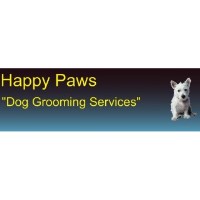 Happy Paws dog grooming service Brisgend Bridgend Logo 