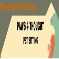 Paws 4 Thought Pet Sitting Service Worcester Worcestershire Logo 