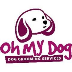 Oh My Dog Grooming Service North Wingfield, Chesterfield Derbyshire Logo 