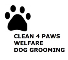 Clean4paws(Dog Grooming) Bourton-On-The-Water Gloucestershire Logo 