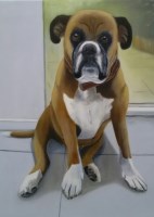 Pet Portrait Paintings and Commissions Barrow upon Humber Lincolnshire Logo 