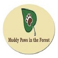 Muddy Paws In The Forest Dibden, Southampton Hampshire Logo 