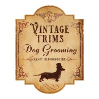 Vintage Trims Dog Grooming Sandy Bedfordshire Logo 