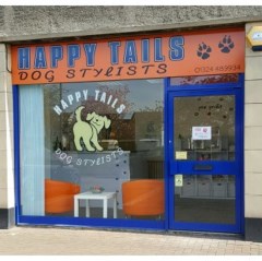 Happy tails Grangemoith Falkirk Logo 