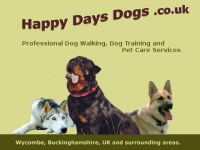 Happy Days Dogs High Wycombe Buckinghamshire Logo 