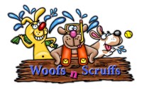 Woofs n Scruffs Seaham Tyne and Wear Logo 