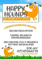 Happy Hounds Cheddar Cheddar Somerset Logo 