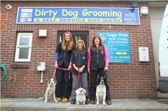 Dirty Dog Grooming and Self Service Dog Wash Saltash Cornwall Logo 