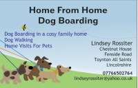 Home From Home Dog Boarding Fenside Road, Toynton All Saints Lincolnshire Logo 