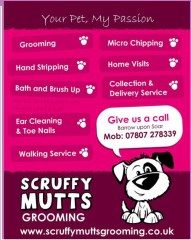 Scruffy Mutts Grooming Loughborough Leicestershire Logo 