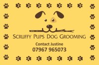 Scruffy Pups Dog Grooming Kingsbridge Devon Logo 
