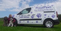 ProudPaws Dog Walking & Pet Care Hayle Cornwall Logo 