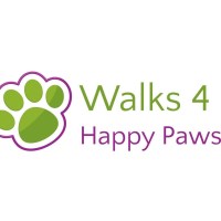 Walks 4 Happy Paws Eastleigh Hampshire Logo 