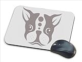 Giftme Boston Terrier Dog Art Print, Mug For Boston Terrier Lover, Mouse Pad PC Computer Mat Desk Mat Work-Desk-Office/Daily use Computer Accessories.
