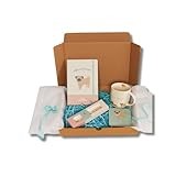 P Dot Wolf Dog Gift Set, Gift Set For Women, Gifts Sets with Dogs, 4 Piece Gift Set, Notebook, Pen, Mug & Coaster, Mindful Moments (Pug Gift Set)