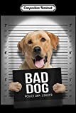 Composition Notebook: Labrador Retriever Mugshot Journal/Notebook Blank Lined Ruled 6x9 100 Pages