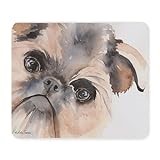 CafePress Brussels Griffon Stuff Mousepad Non-slip Rubber Gaming Mousepad