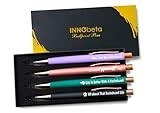 INNObeta Sausage Dog Gifts for Women/Men, Ballpoint Pen Set of 4, Funny Sausage Dog Dachshund Wiener Gifts for Mum/Dad in Birthday, Christmas