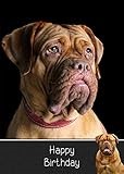Dogue De Bordeaux Birthday Card