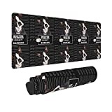 Mouse Pad Boston Terrier Mugshot Design Desk Pad Computer Keyboard Mouse Mat With Non Slip Rubber Base 30X80CM