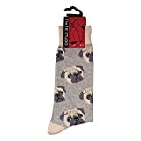 Tie Studio Pug Dogs Unisex Novelty Ankle Socks Adult Size 6-11