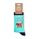 Urban Eccentric Unisex I Love My Cockapoo Socks | Gift | 1 Pair | Cotton Rich Socks | Premium Socks | Novelty | Gifts (LADIES 4-8)