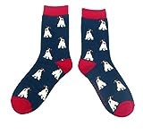 MISS SPARROW Super Soft Socks Fox Terrier Soft Breathable One Pair Size 4 to 7;